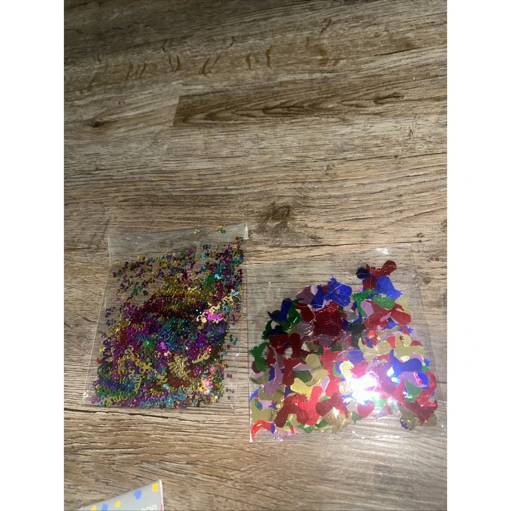 HUGE‎ 32 PACK LOT Amscan Embossed Confetti, New Sealed